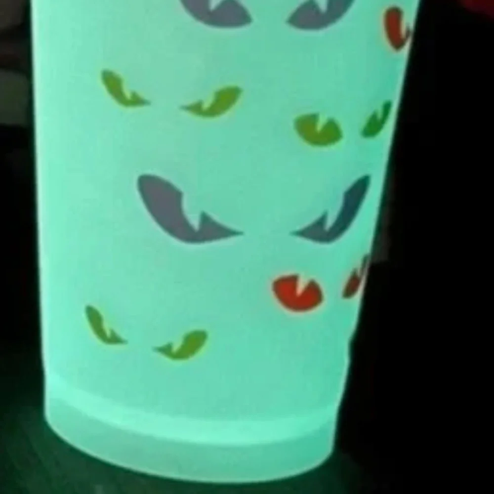 New Starbucks Spooky Eyes Glows in the Dark Hot Cup 16 Oz Halloween